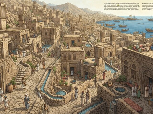 Ancient residential neighborhoods of Siraf